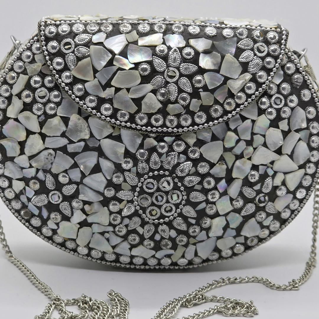 Silver Clutch